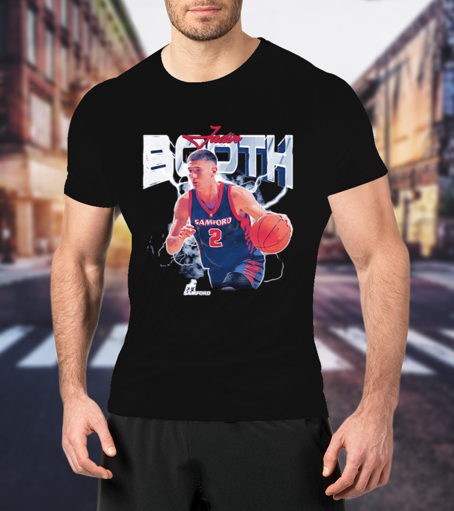 Jadin Booth Samford Basketball Number 2 NCAA '26 T-Shirt