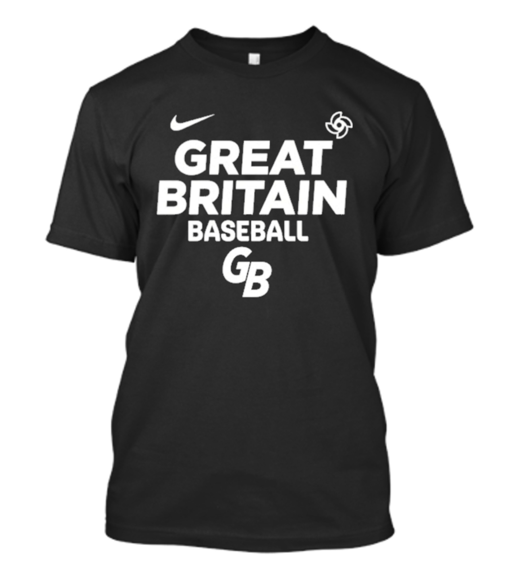Nike Great Britain Baseball GB Team Sports T-Shirt