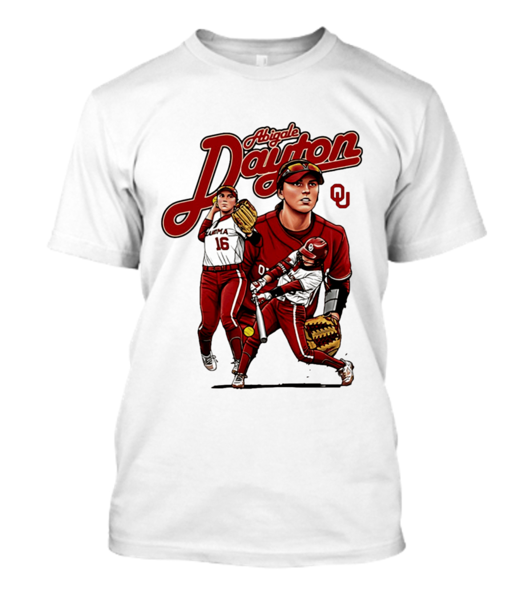 Abigale Dayton Oklahoma Softball NCAA Player OU T-Shirt