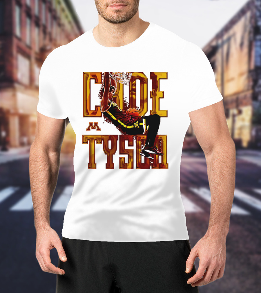 Cade Tyson Minnesota Basketball Dunk NCAA 2026 T-Shirt