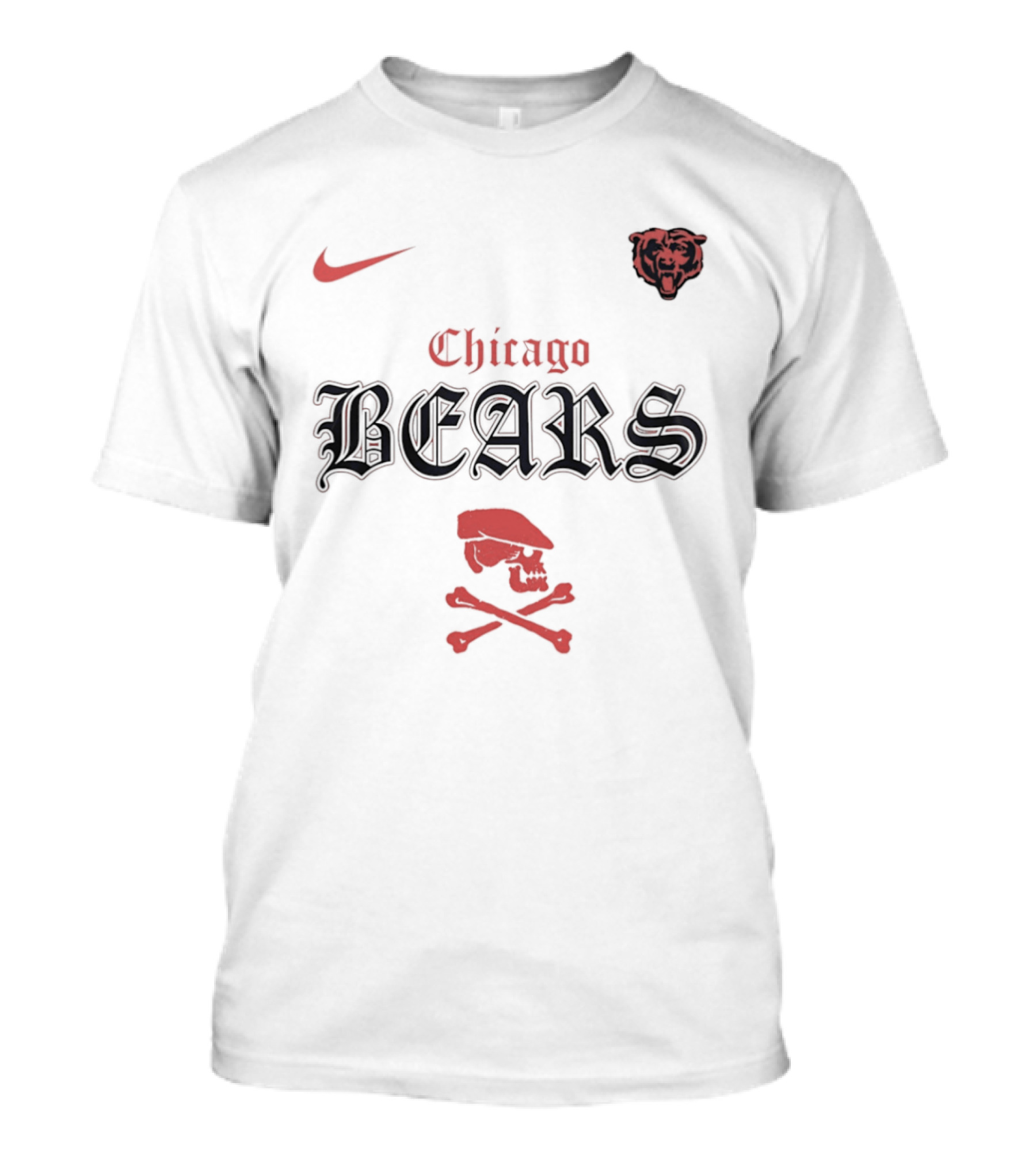 Nike Chicago Bears Dropkick Murphys Skull T-Shirt