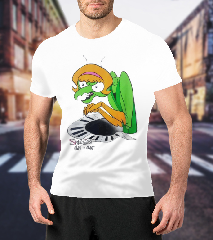 Space Ghost Coast To Coast Zorak Playing Piano T-Shirt