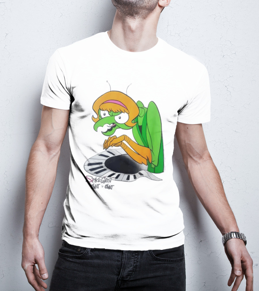 Space Ghost Coast To Coast Zorak Playing Piano T-Shirt