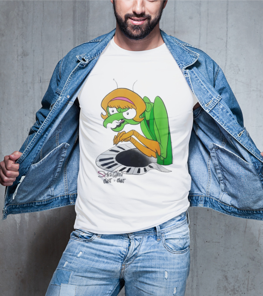Space Ghost Coast To Coast Zorak Playing Piano T-Shirt