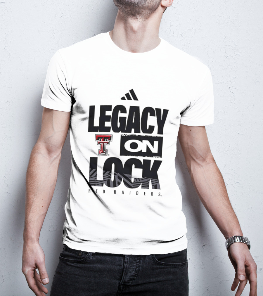 Texas Tech Red Raiders Legacy On Lock Adidas T-Shirt