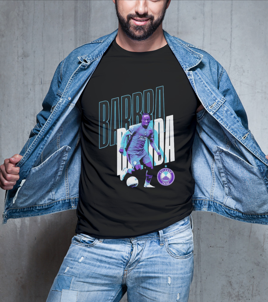 Barbra Banda Orlando Pride Soccer Player Action Pose T-Shirt
