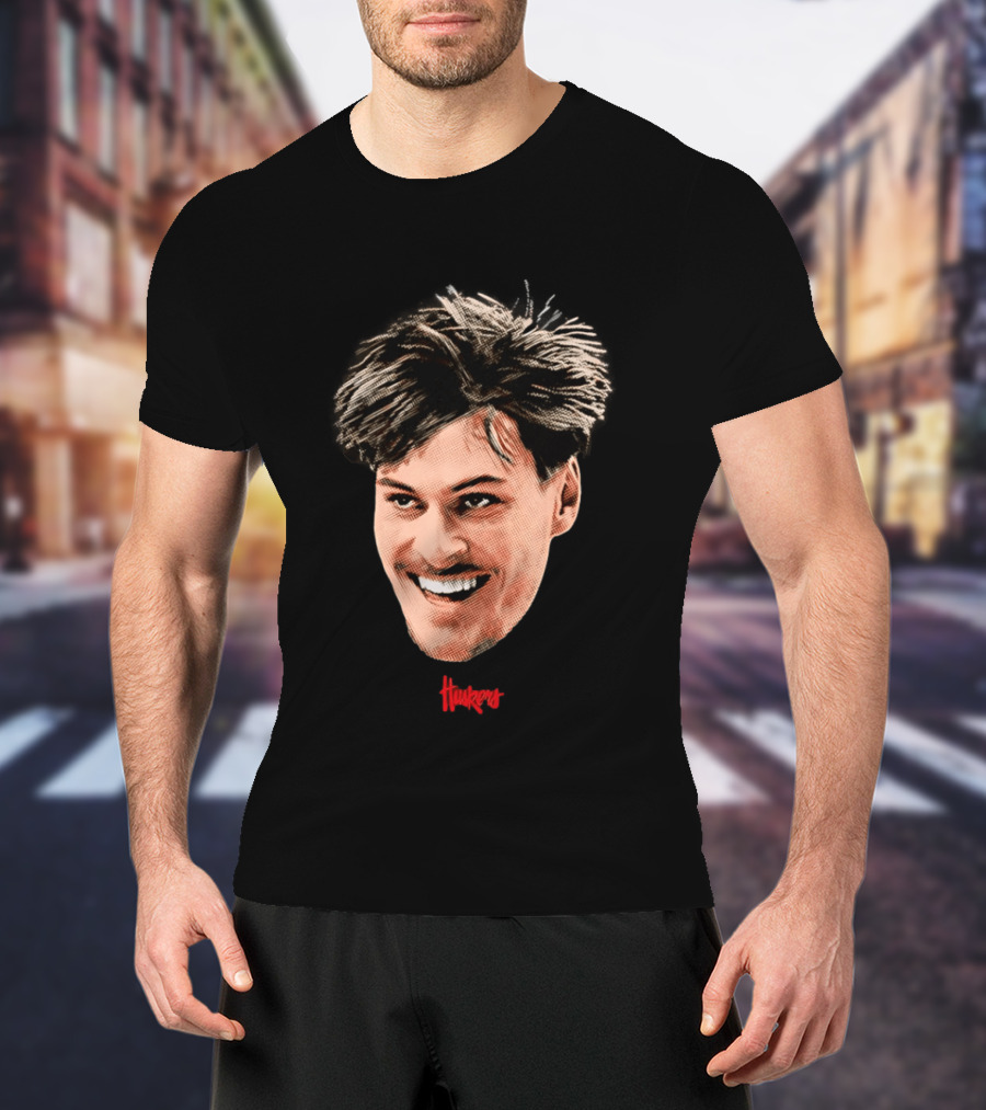 Braden Frager Huskers Big Head Nebraska Cornhuskers T-Shirt