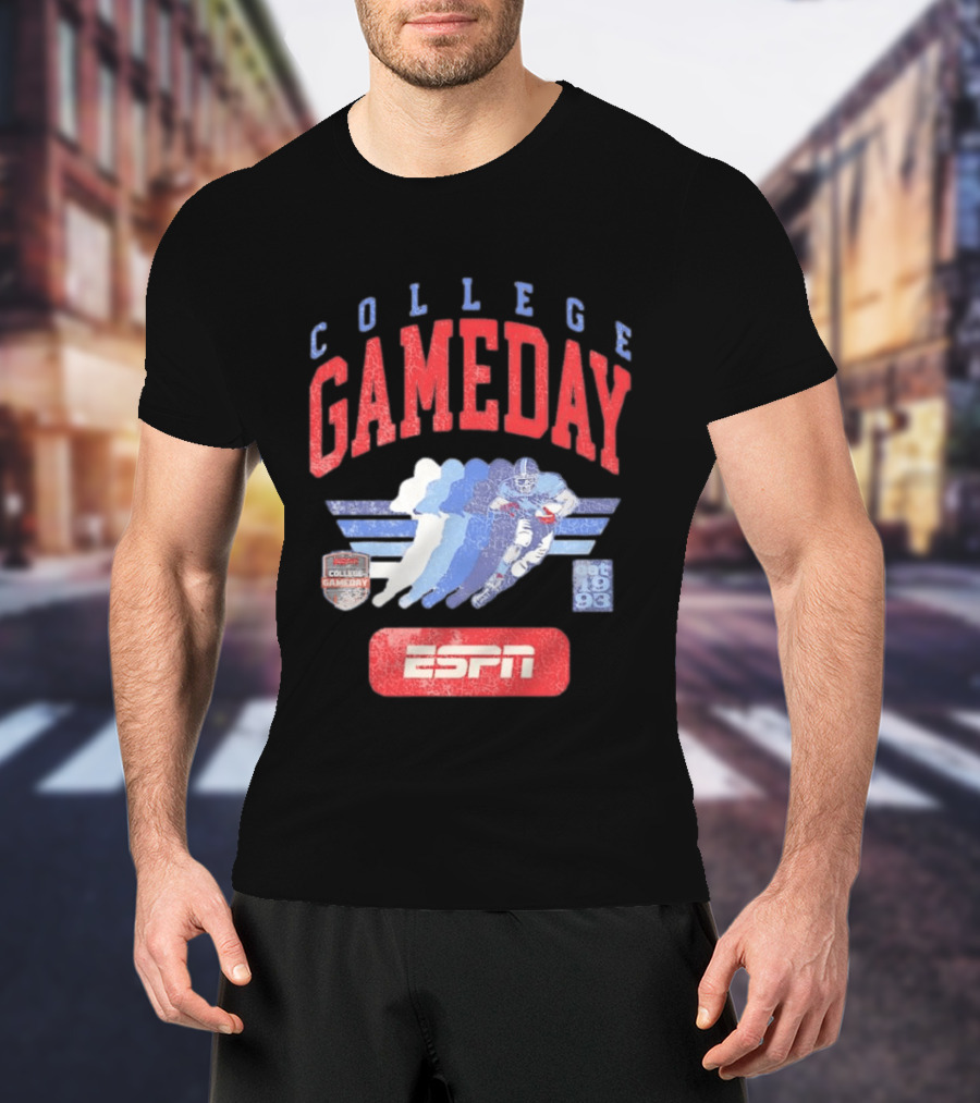 College GameDay Running Est 1993 ESPN Football T-Shirt