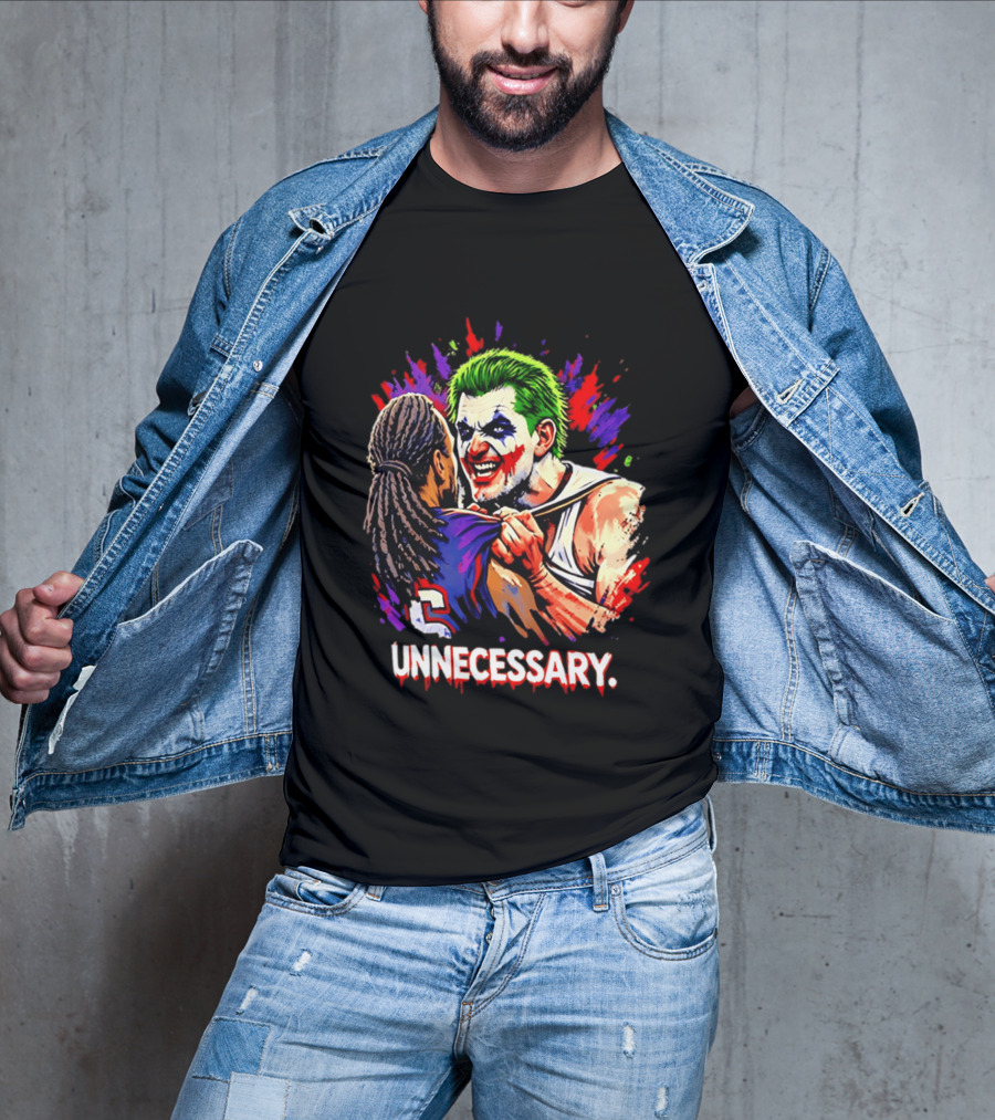 Unnecessary Joker Nikola Jokic Denver Nuggets Basketball Meme T-Shirt