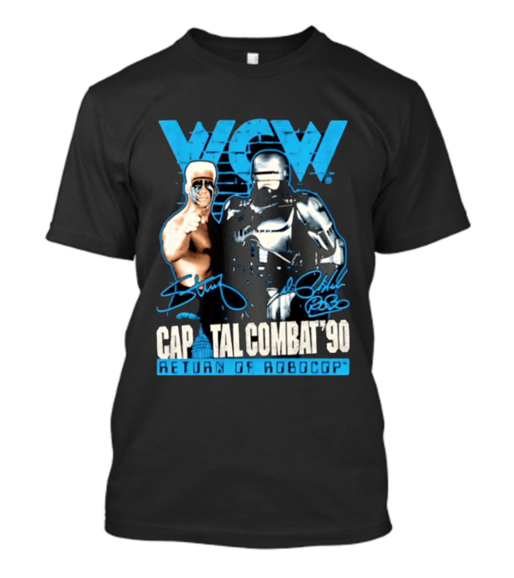 WCW Capital Combat 90 Return Of Robocop T-Shirt