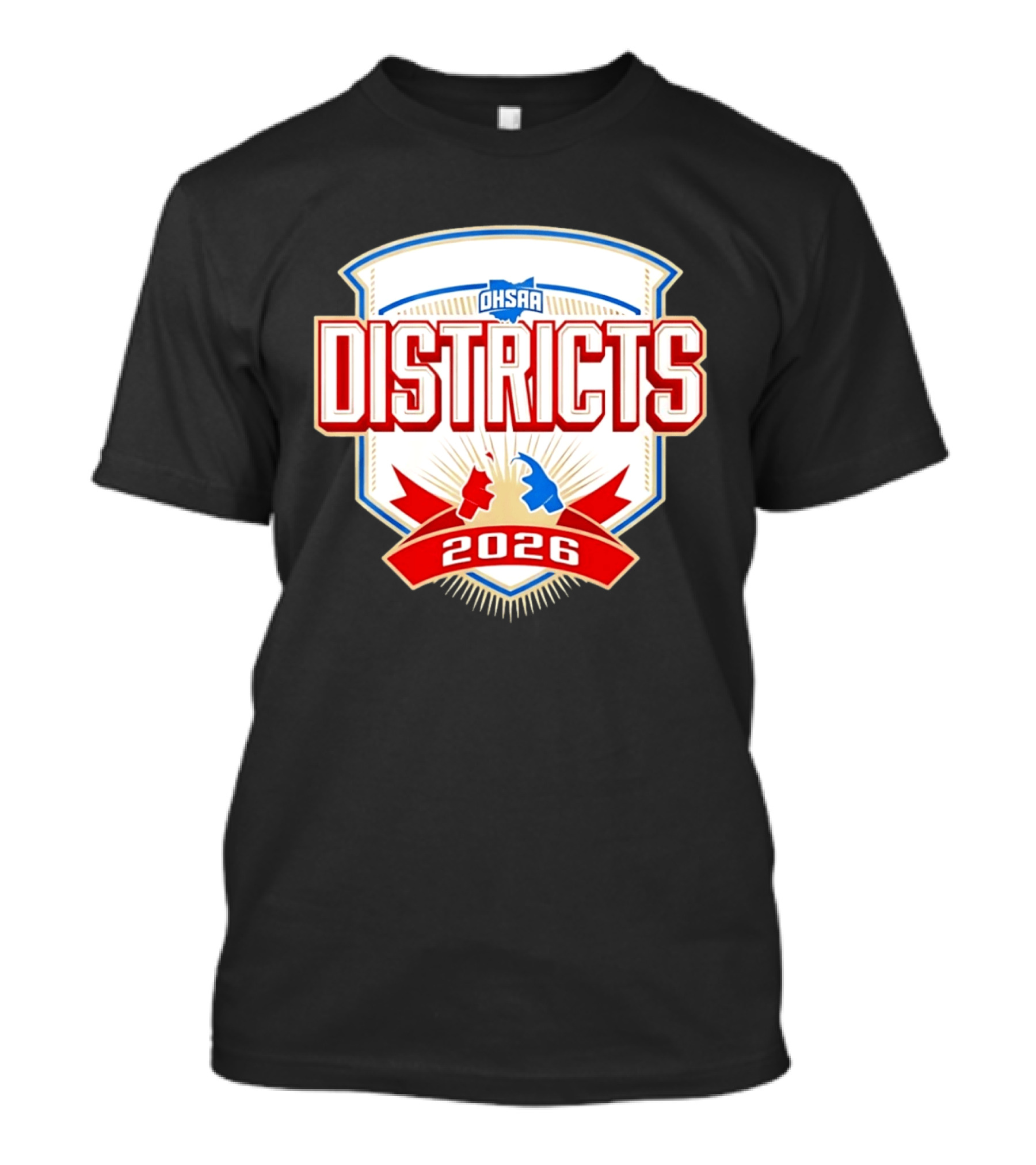 OHSAA 2026 Boys Wrestling Districts T-Shirt