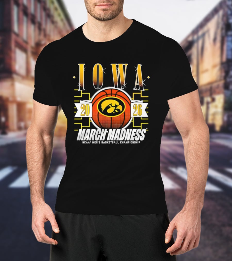Iowa Hawkeyes 2026 NCAA Men's Basketball Championship March Madness T-Shirt