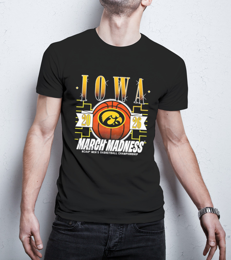 Iowa Hawkeyes 2026 NCAA Men's Basketball Championship March Madness T-Shirt