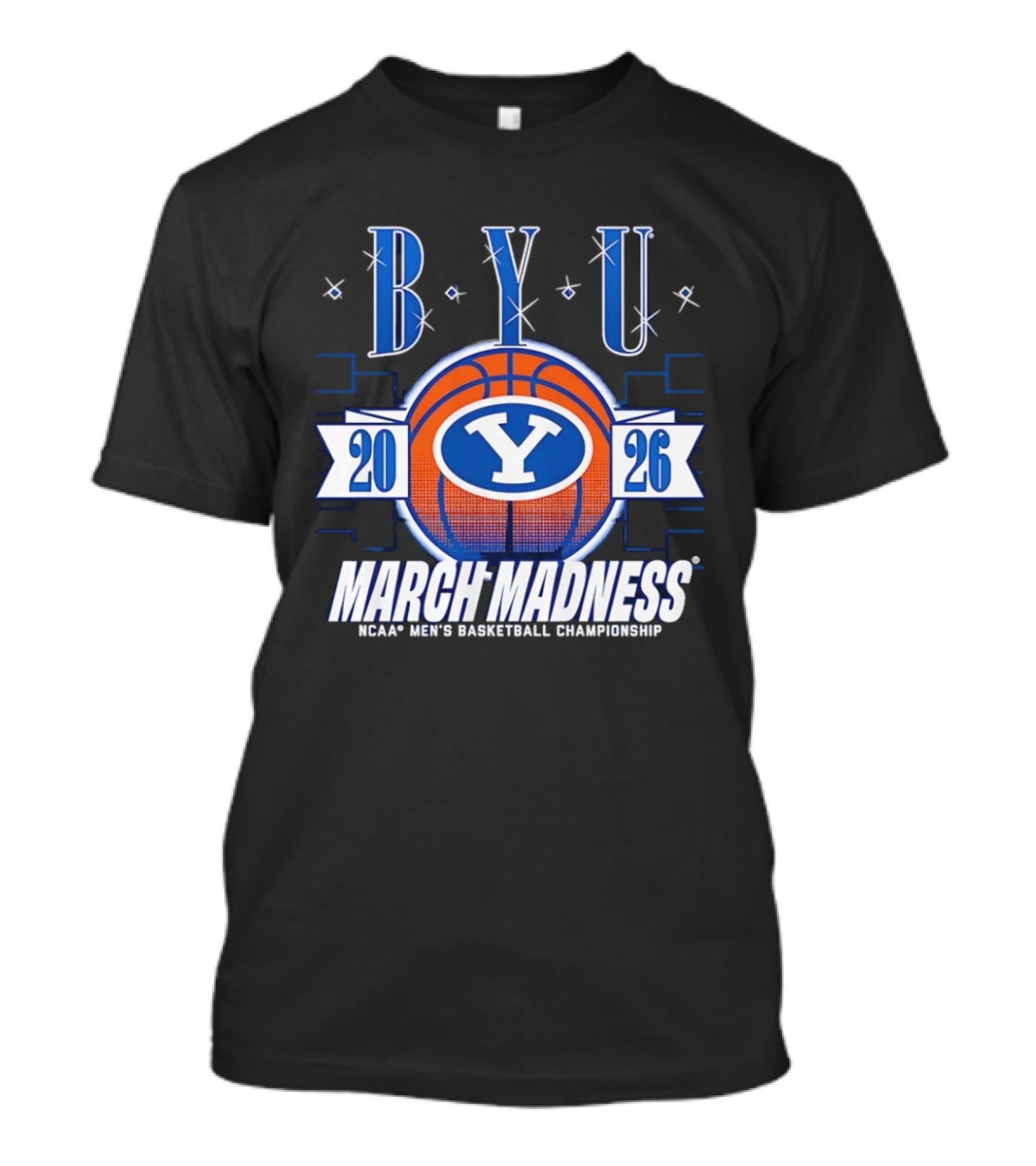 BYU Cougars 2026 NCAA Men's Basketball Championship March Madness T-Shirt
