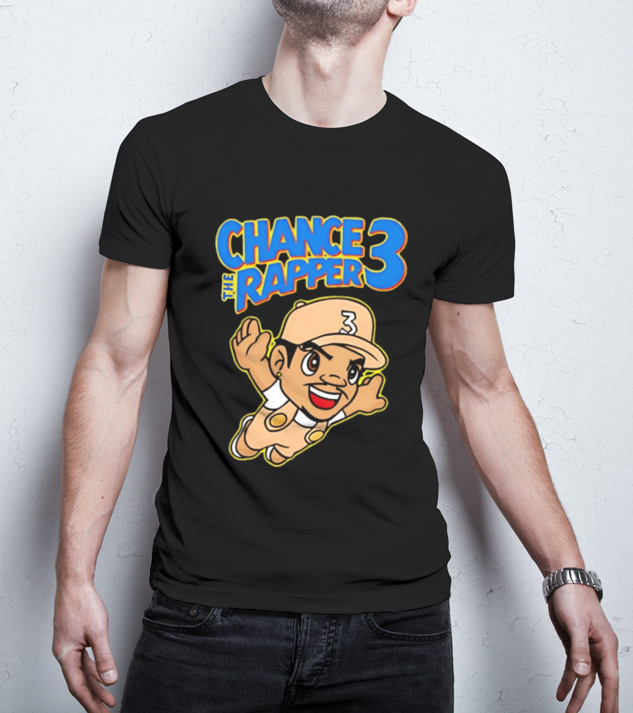 Chance The Rapper Super Mario 3 Character Mashup T-Shirt