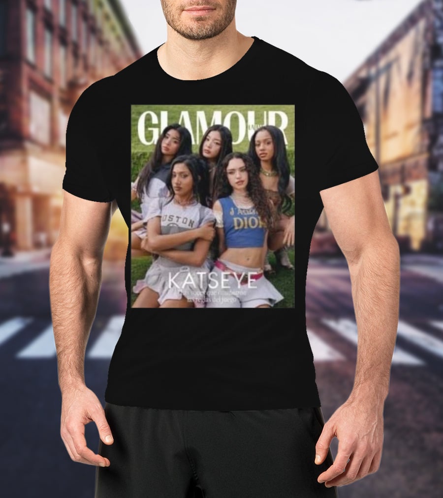 Glamour Latinoamérica Katseye Dior Boston Style Cover T-Shirt