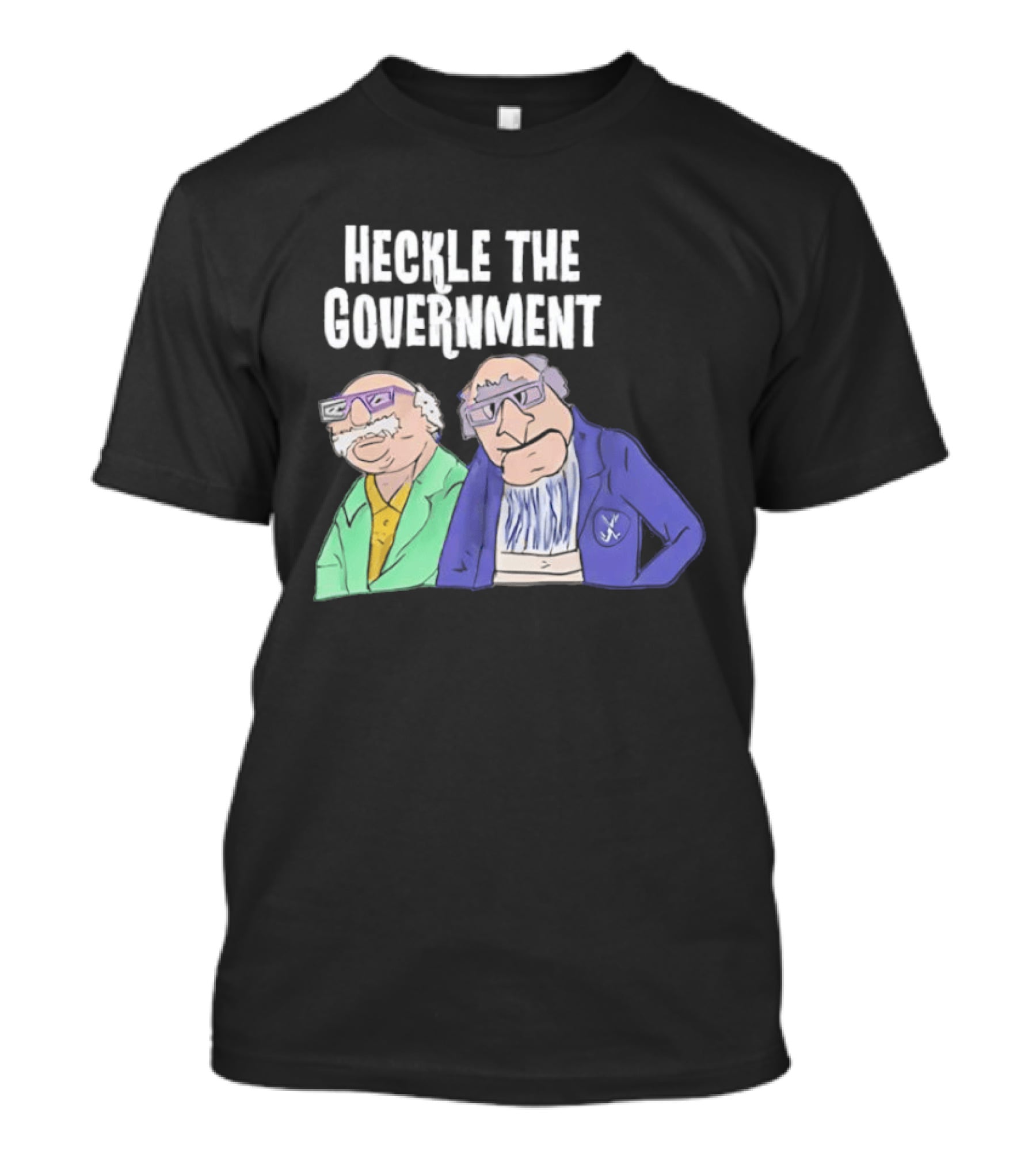 Heckle The Government Statler Waldorf Muppets T-Shirt
