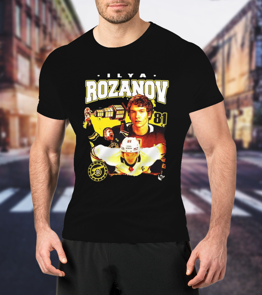 Ilya Rozanov MLH Heated Rivalry Number 81 Mega Hockey T-Shirt