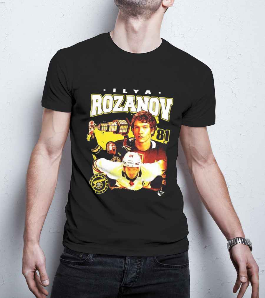 Ilya Rozanov MLH Heated Rivalry Number 81 Mega Hockey T-Shirt