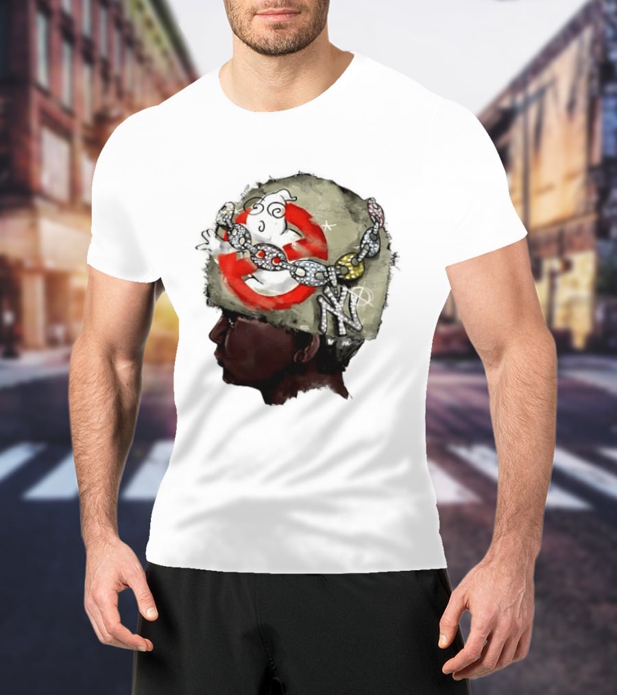 Swag Stealer Album Ghostbusters Chain Art NY Yankees T-Shirt