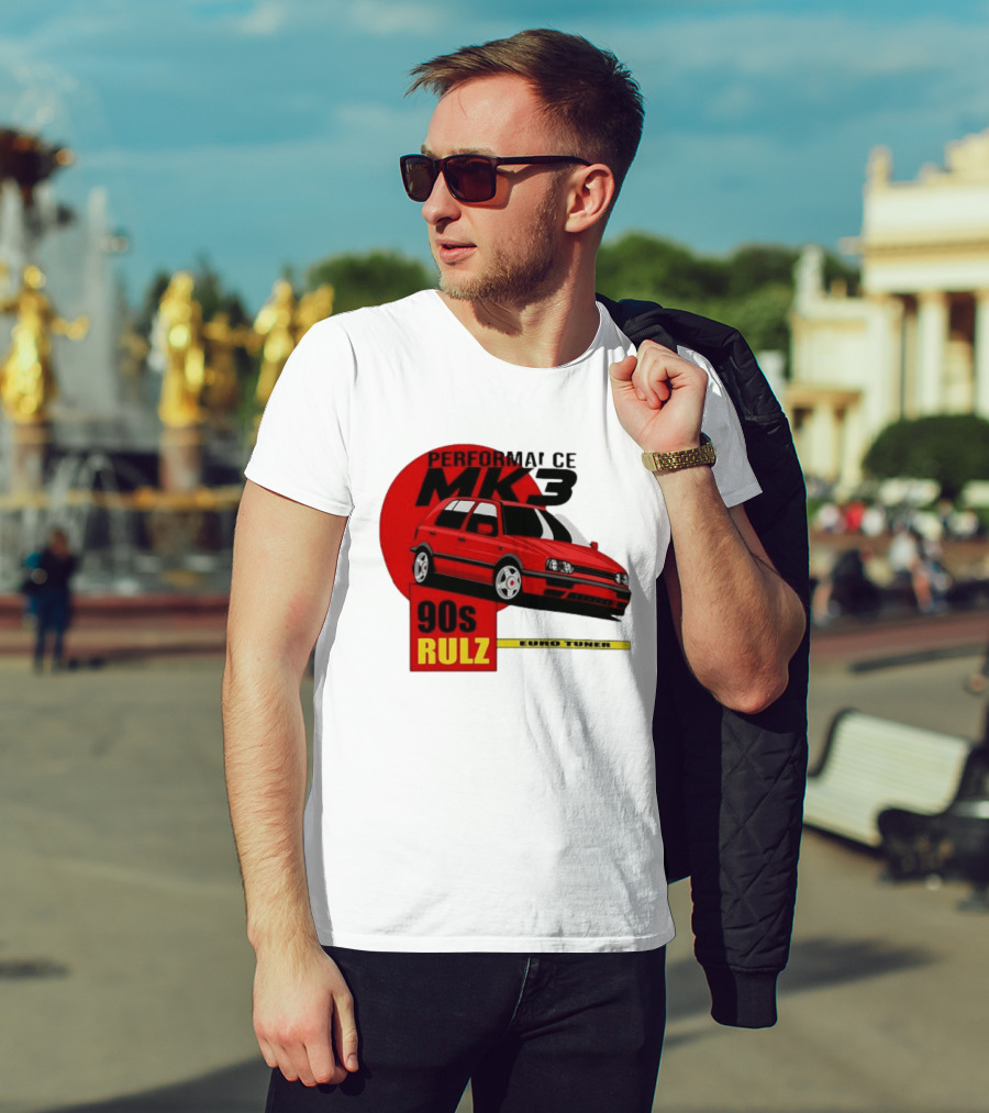 Performance MK3 90s Rulz Euro Tuner T-Shirt