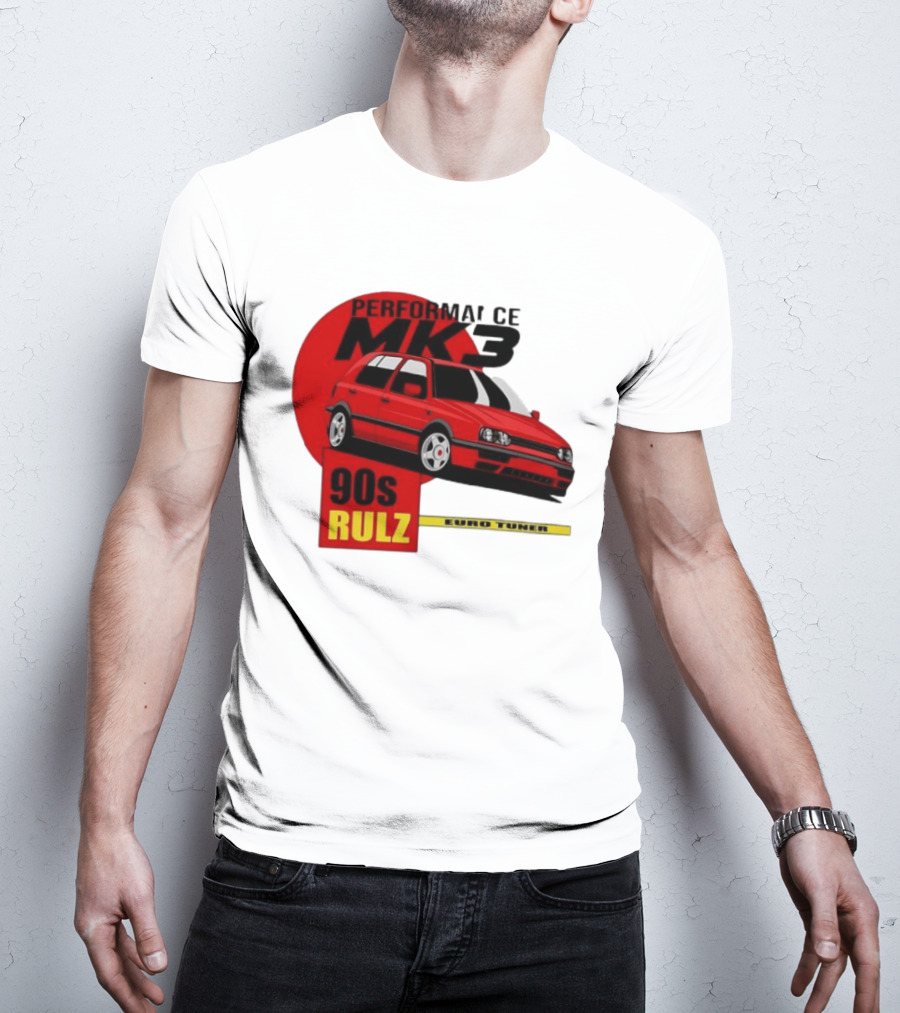 Performance MK3 90s Rulz Euro Tuner T-Shirt