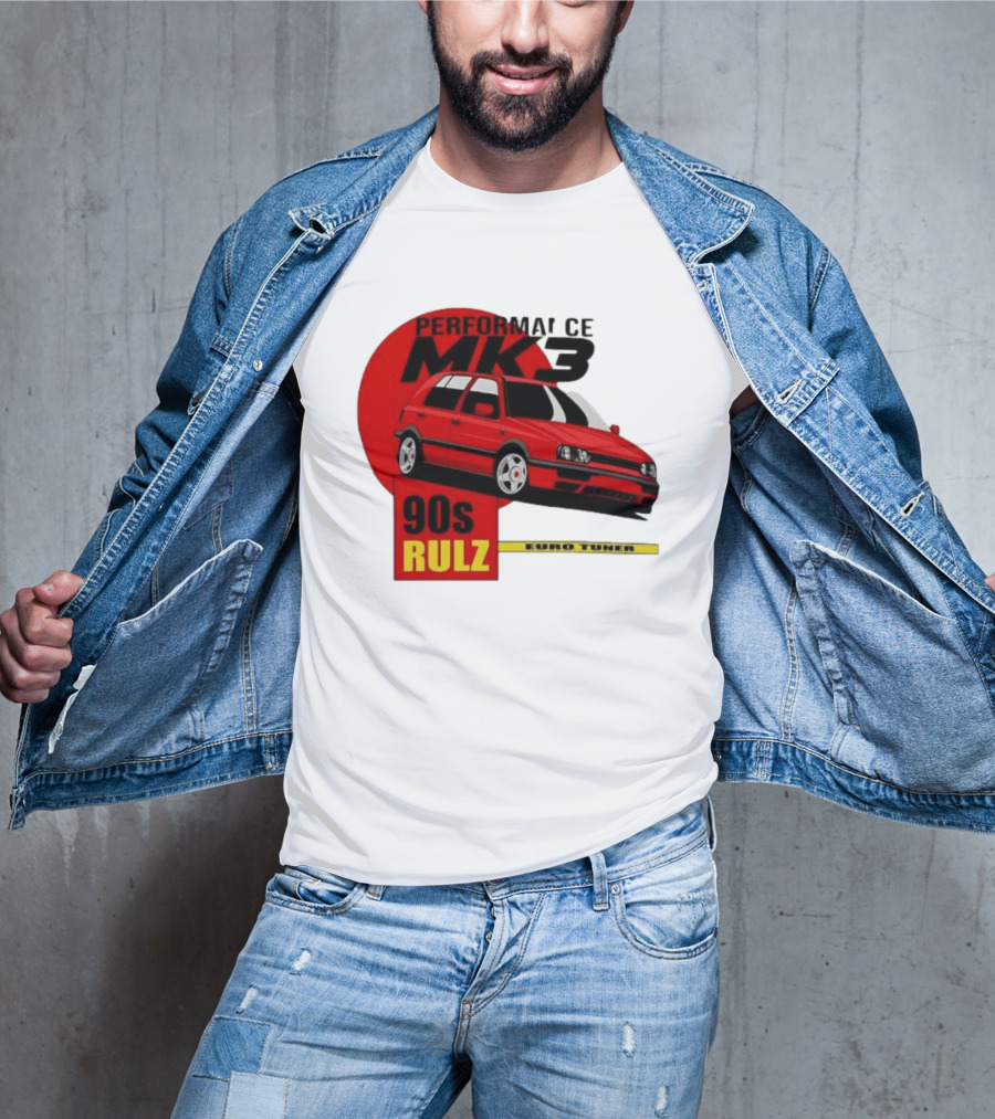 Performance MK3 90s Rulz Euro Tuner T-Shirt