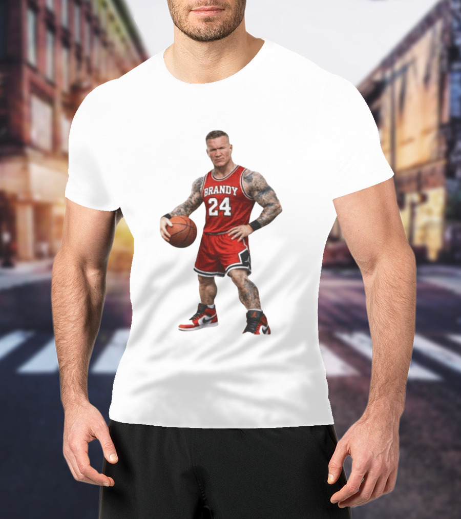 Brandy 24 Basketball Player Jordan Style Tattooed Athlete T-Shirt