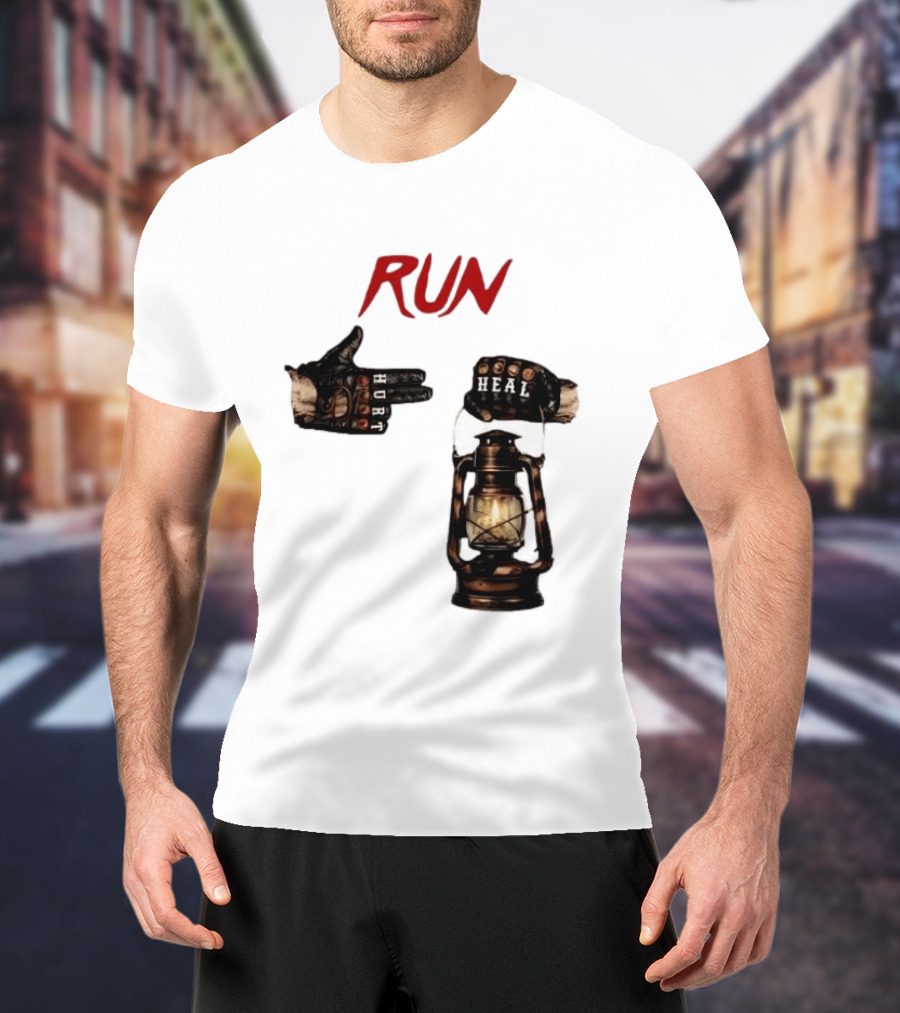 RUN Bray Wyatt Hurt Heal Lantern Mashup T-Shirt