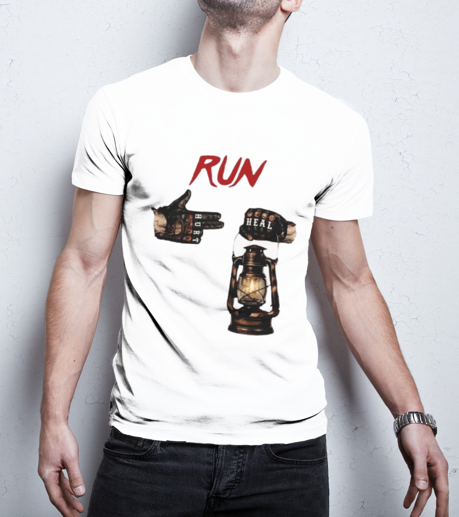 RUN Bray Wyatt Hurt Heal Lantern Mashup T-Shirt