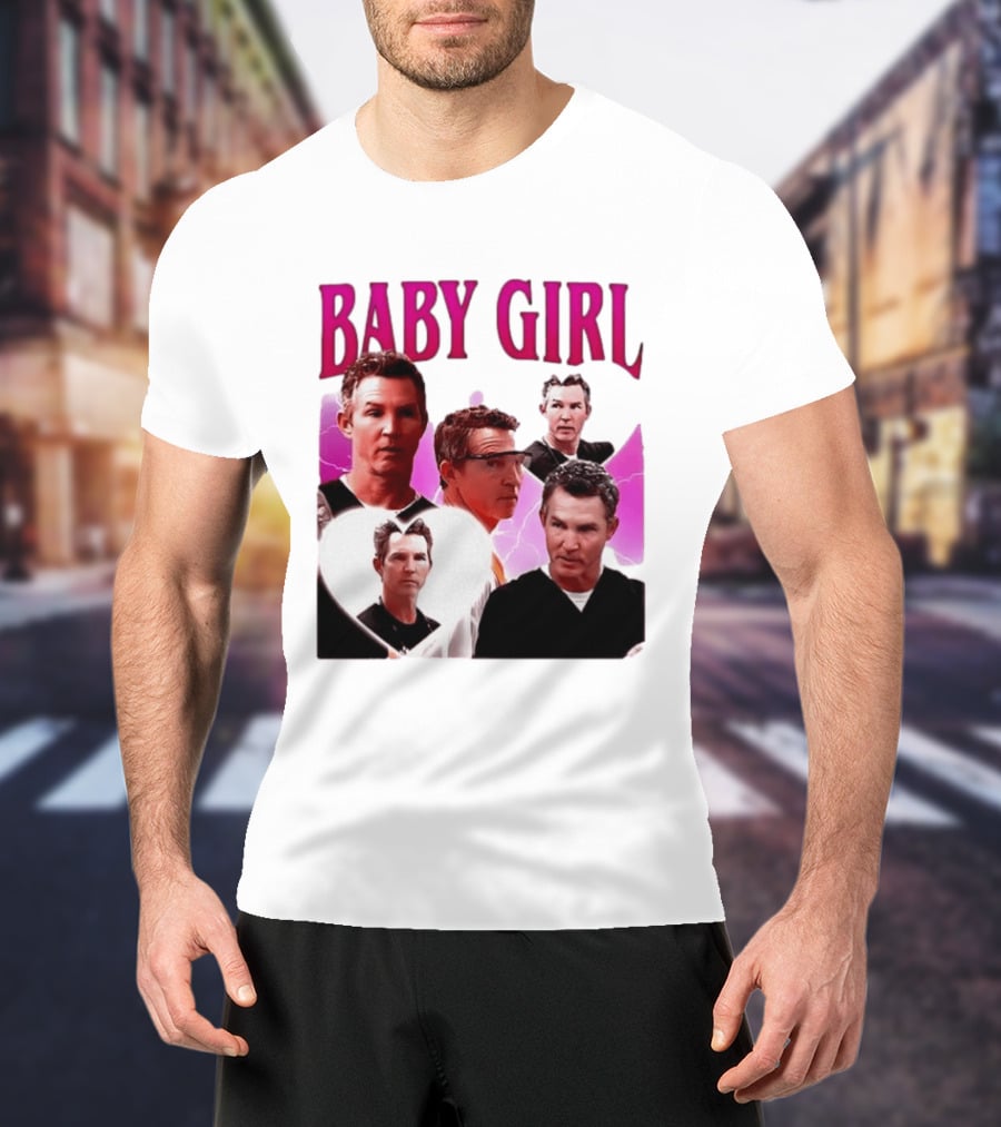 BABY GIRL Dr. Jack Abbot Collage Fashion Trend T-Shirt