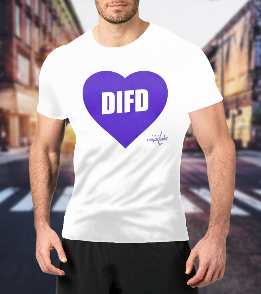 Washington Capitals DIFD Purple Heart T-Shirt