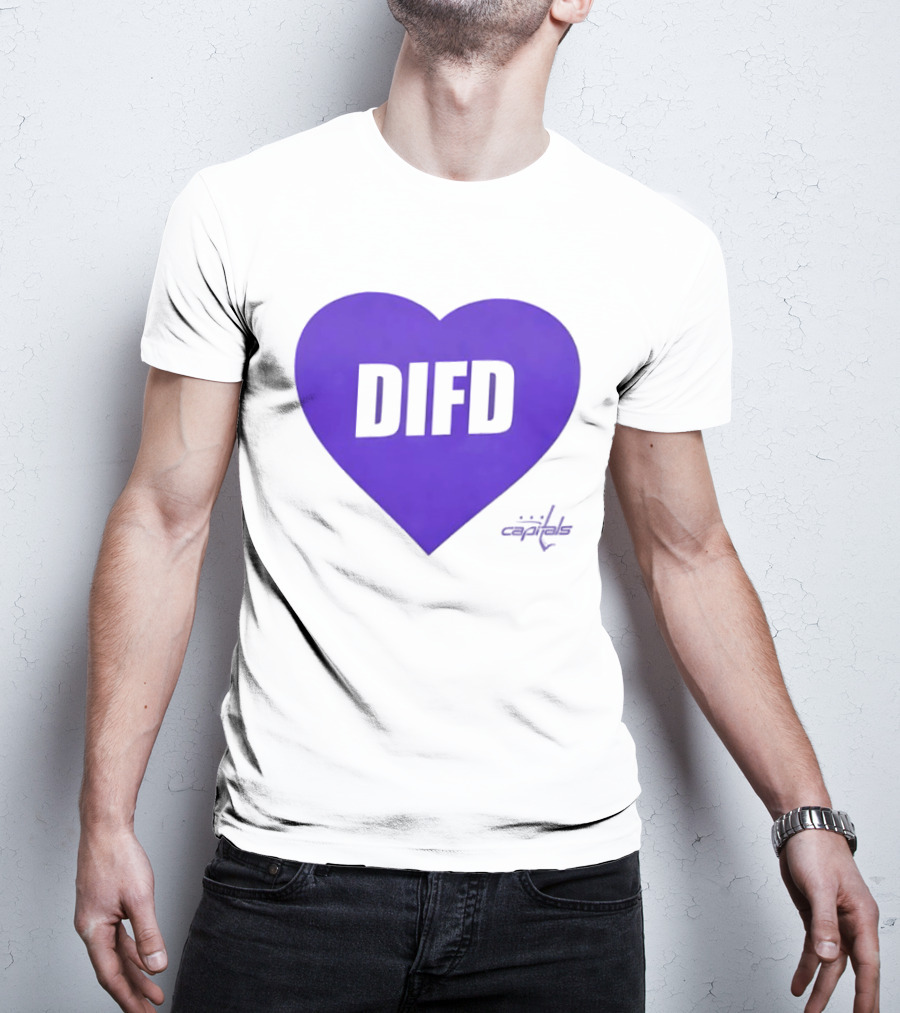 Washington Capitals DIFD Purple Heart T-Shirt