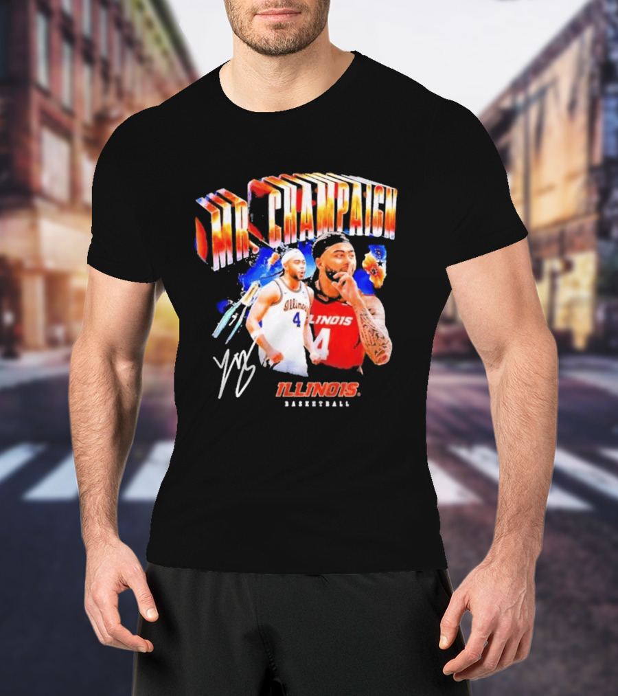 Mr Champaign Kylan Boswell Illinois Basketball T-Shirt