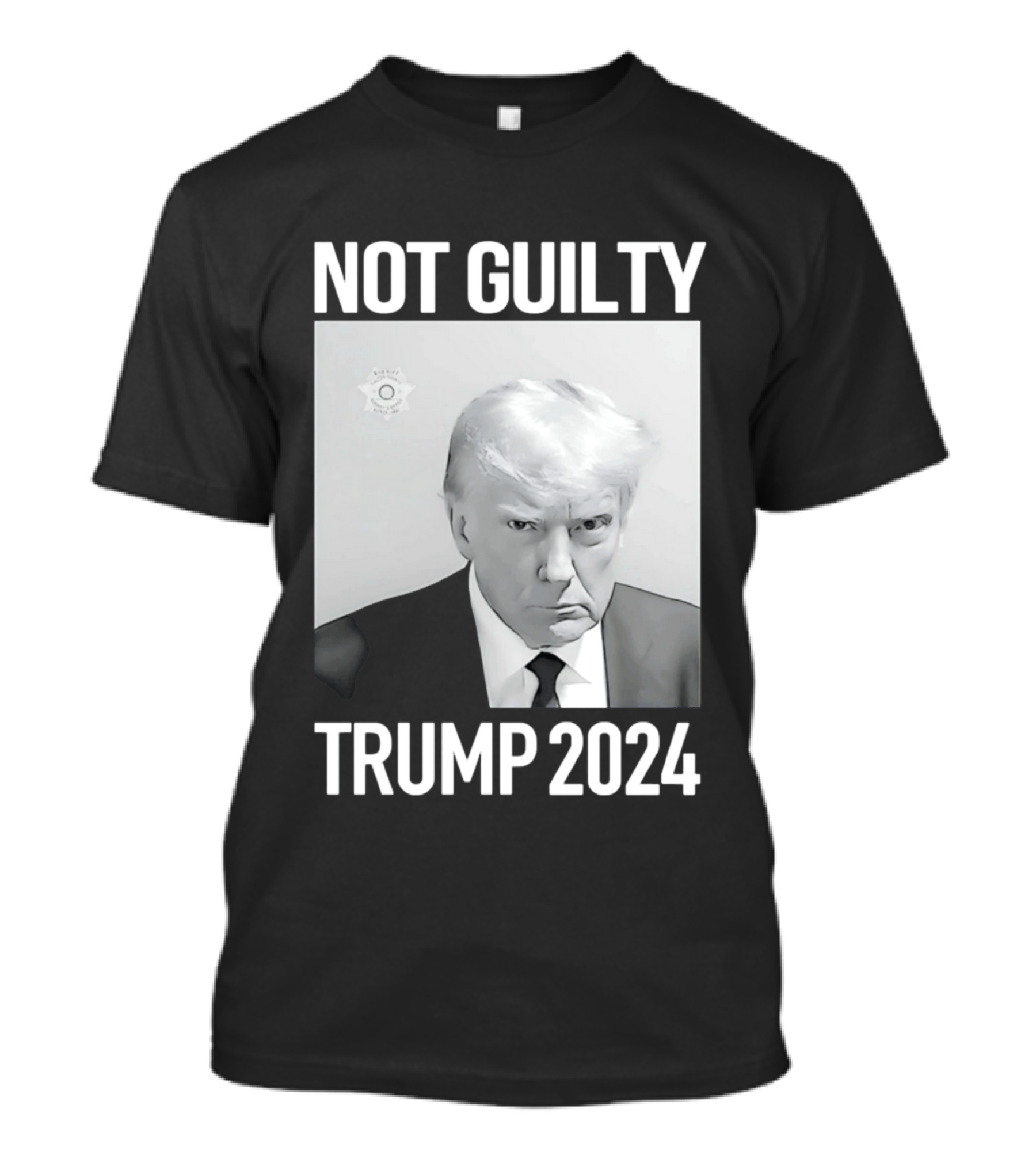 Not Guilty Donald Trump 2024 Campaign T-Shirt