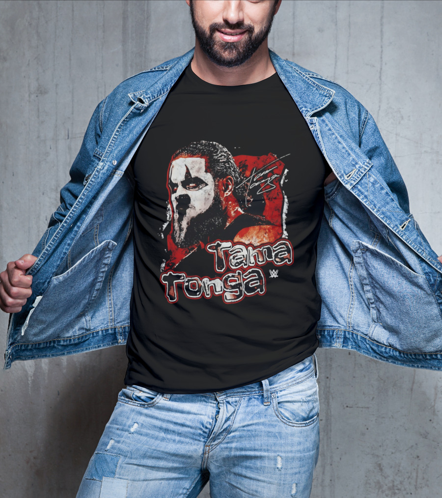 Tama Tonga WWE Grunge Style Design Signature T-Shirt
