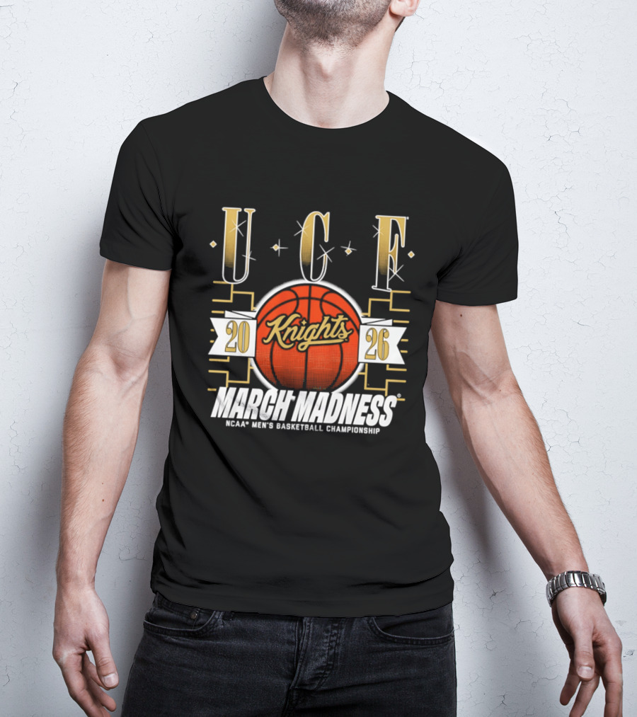 UCF Knights 2026 March Madness NCAA Men's Basketball Championship T-Shirt