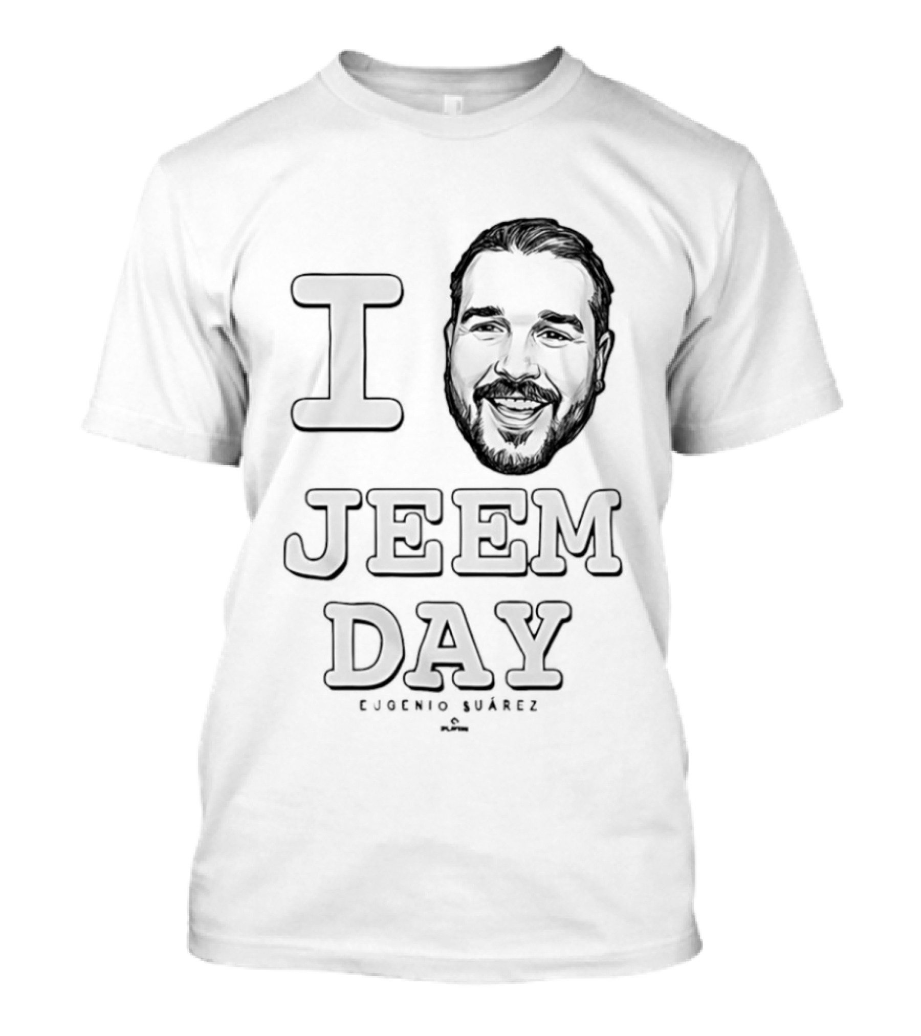 I Love Jeem Day Eugenio Suarez Cincinnati Big Head T-Shirt