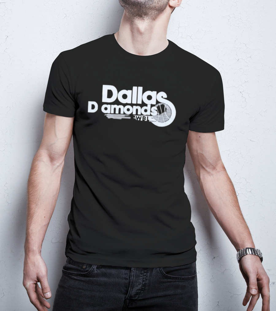 Dallas Diamonds Basketball Team WPBL 1978 T-Shirt