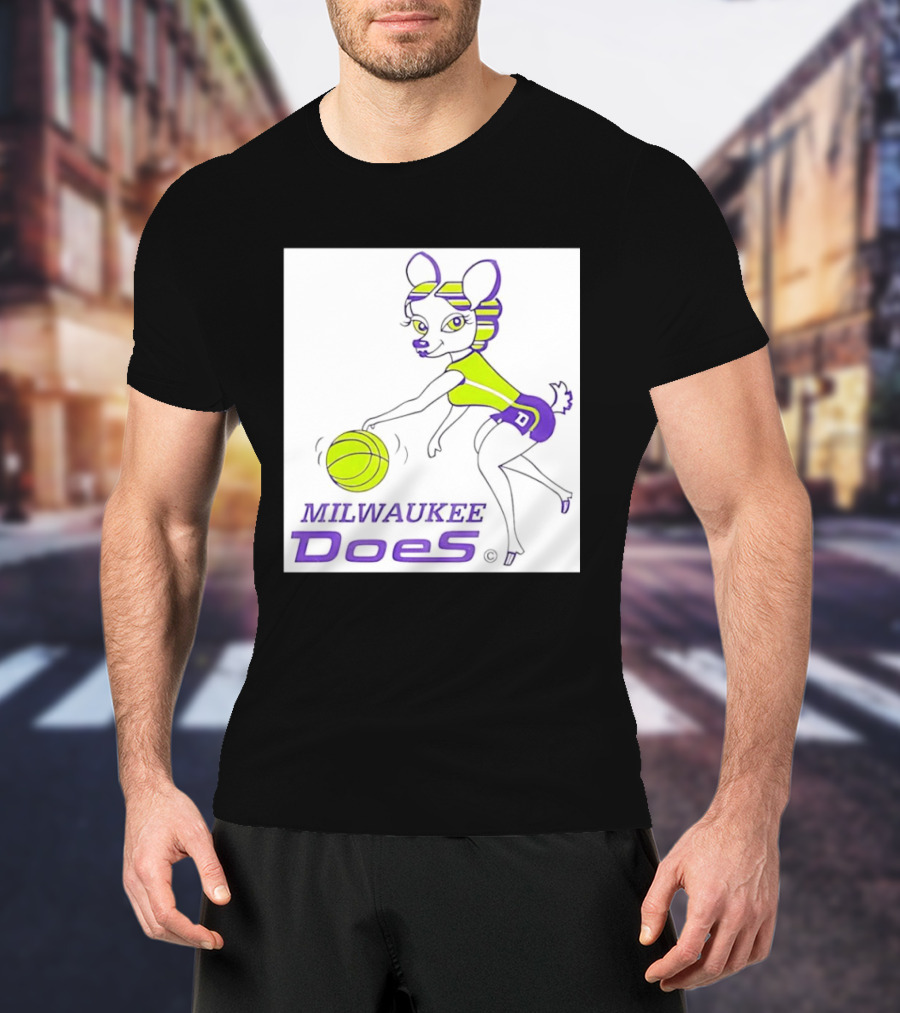 Milwaukee Does WPBL Vintage Basketball T-Shirt