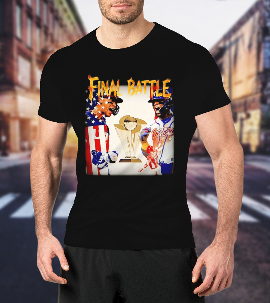Final Battle USA Venezuela World Baseball Classic 2026 Championship Showdown T-Shirt
