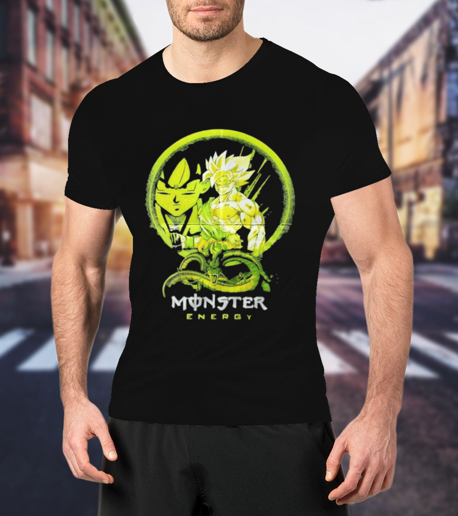 Songoku Dragon Ball Monster Energy Shenron Fusion T-Shirt