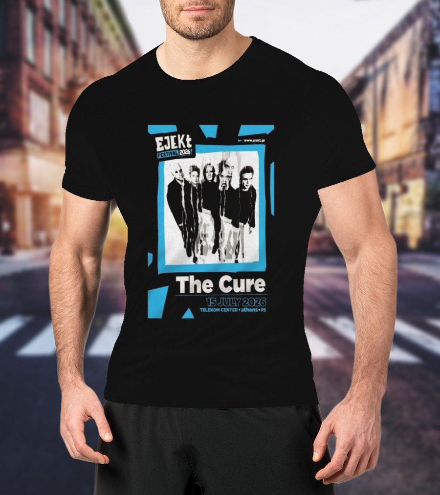 EJEKT Festival 2026 The Cure 15 July Telekom Center Athens T-Shirt