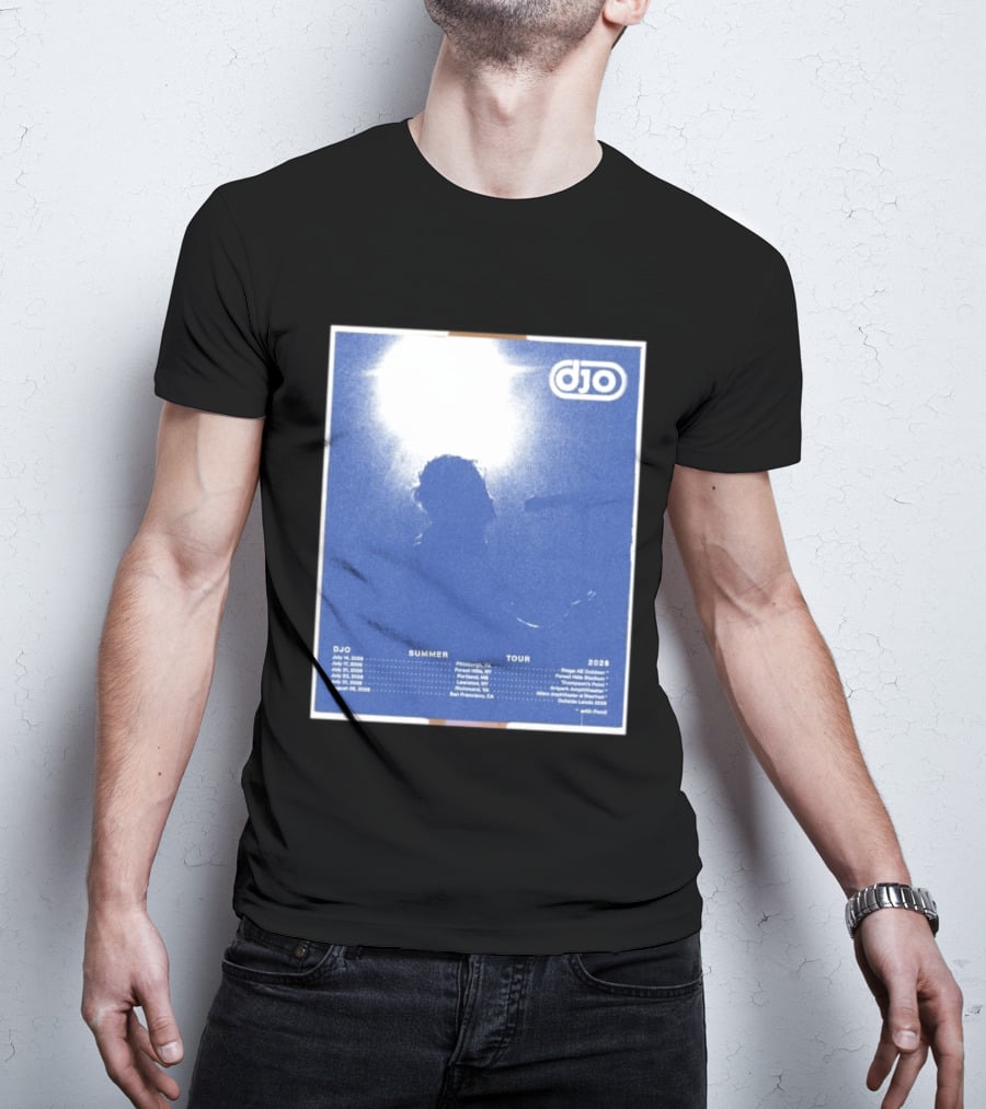 Djo Summer Tour 2026 Pittsburgh New York New Haven Louisville Milwaukee San Francisco T-Shirt