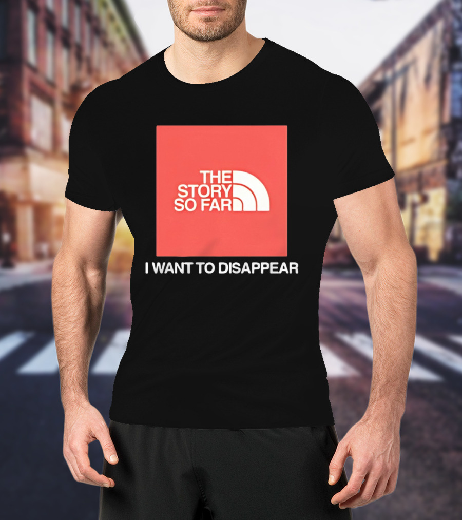 The Story So Far I Want To Disappear Red And White T-Shirt