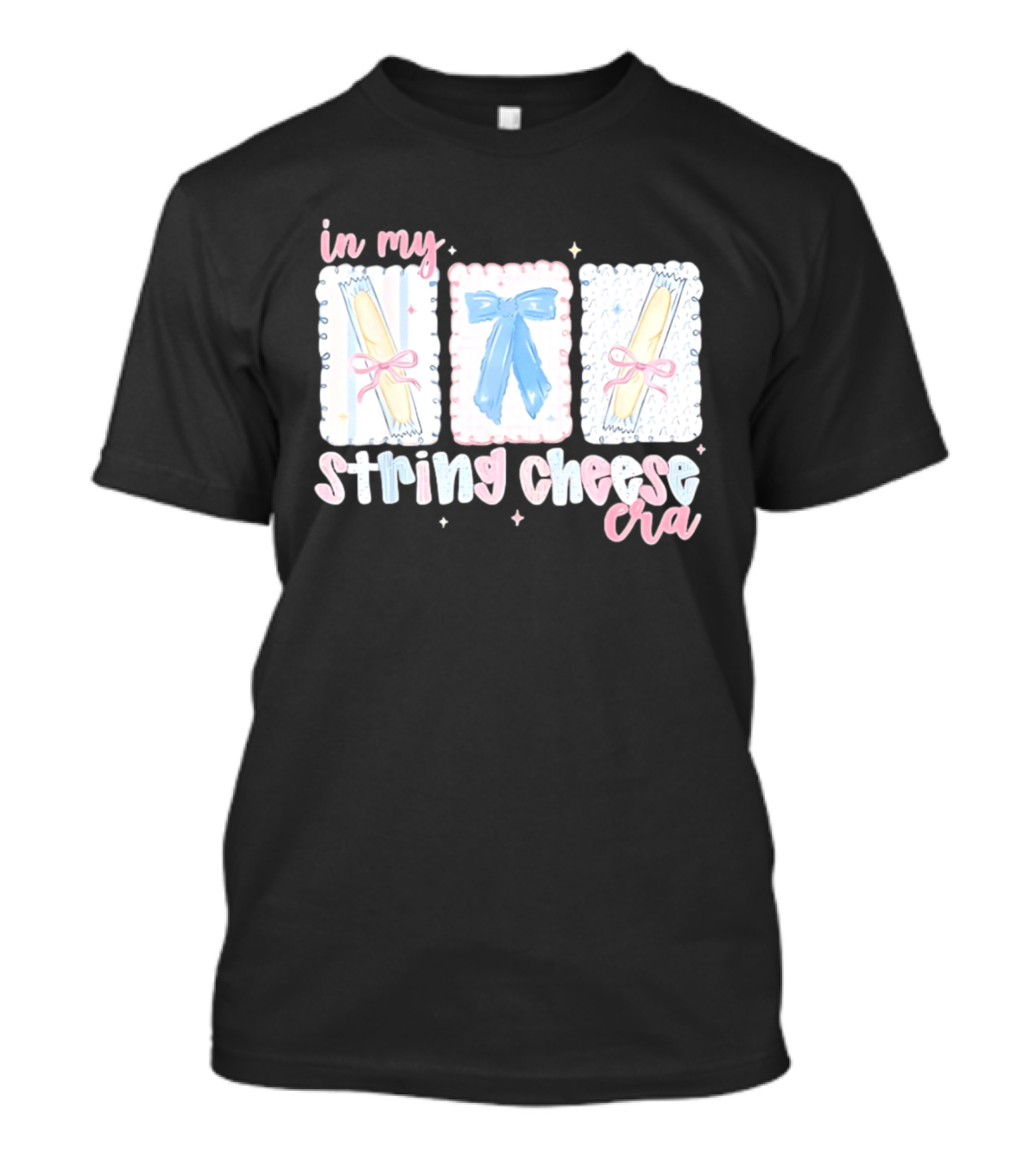 In My String Cheese Era Cheese Sticks And A Bow T-Shirt