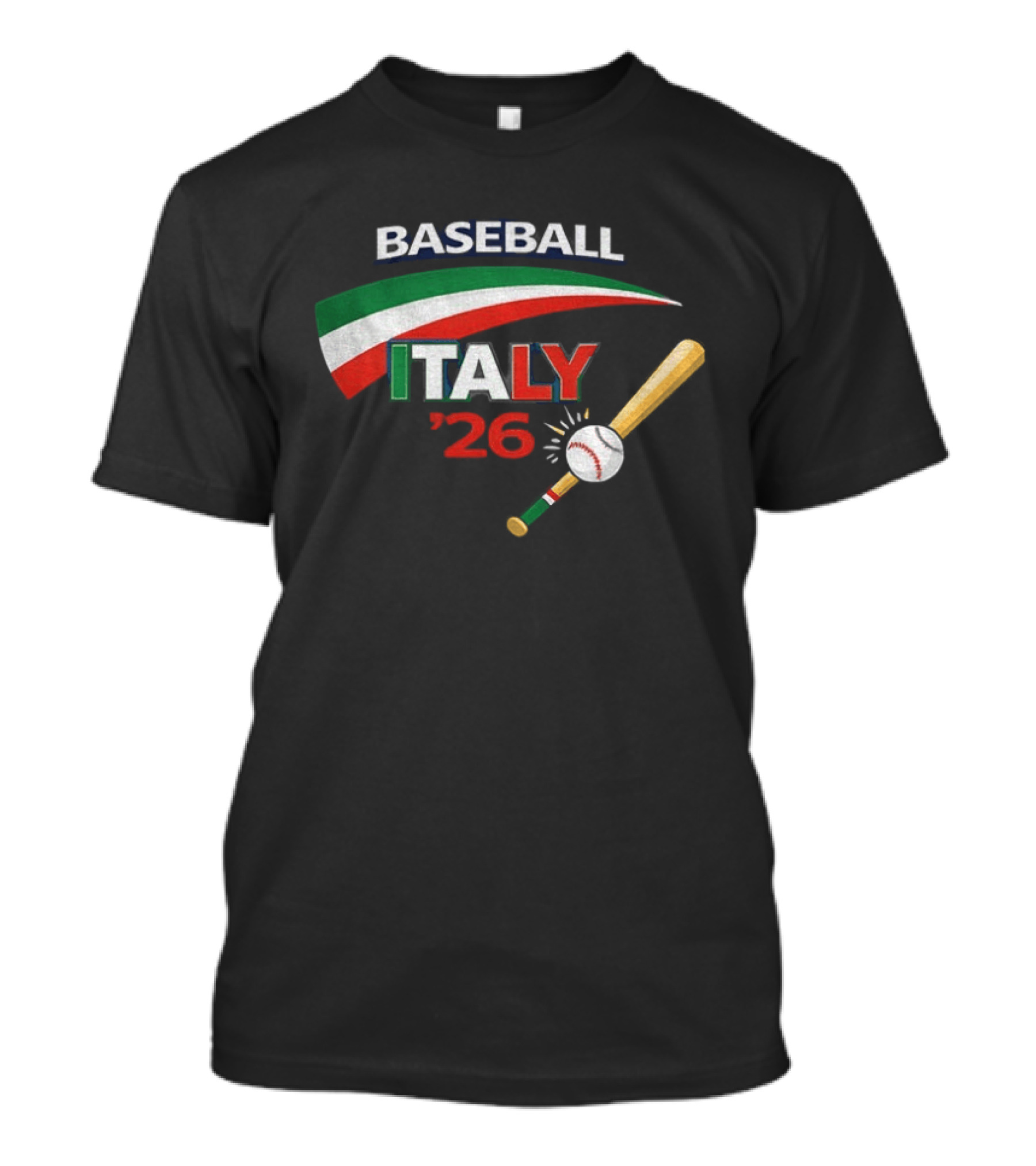 Italy Baseball World Classic 2026 Baseball Network Gildan T-Shirt