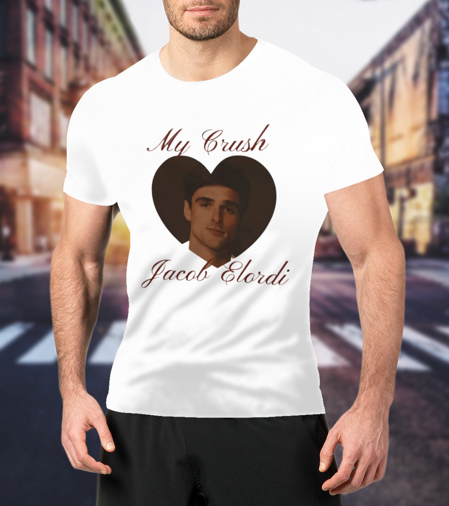 My Crush Jacob Elordi Heart T-Shirt