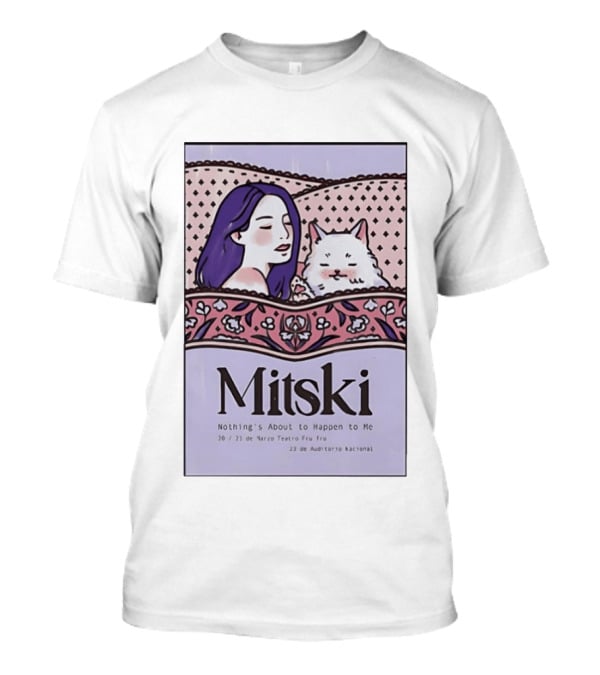 Mitski Mexico City Concert March 2026 Nothing's About To Happen To Me T-Shirt