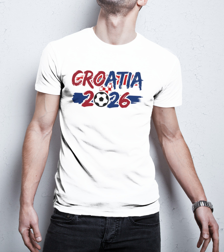 Croatia World Cup 2026 Soccer Team Fan Gear T-Shirt